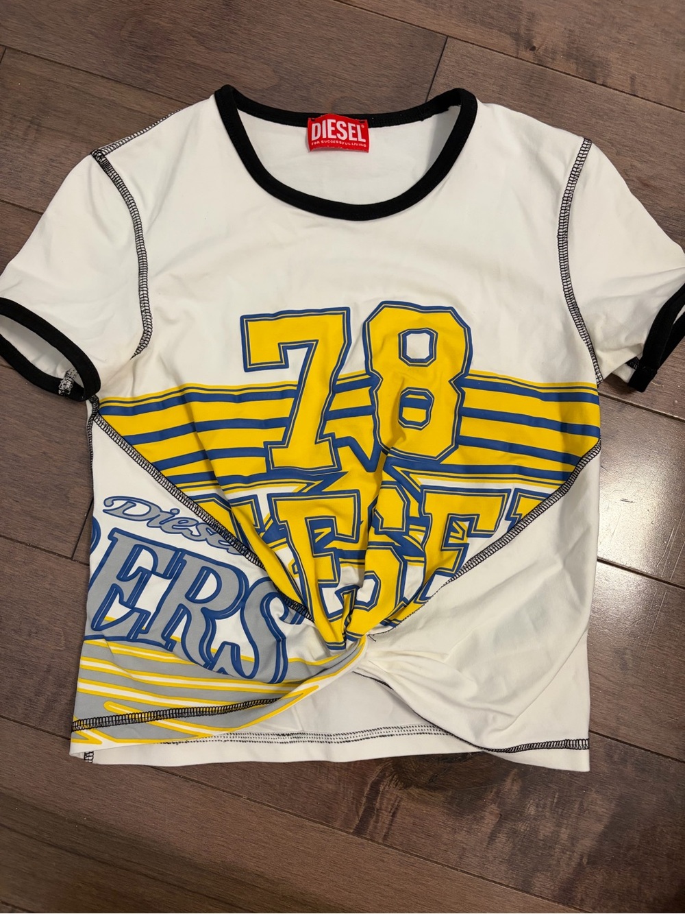 Diesel T-Lison Print Cotton T-Shirt